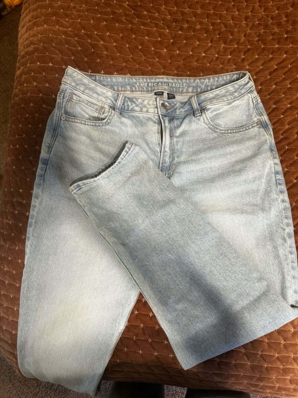 American Eagle Outfitters Light Blue High-Rise Women's Jeans